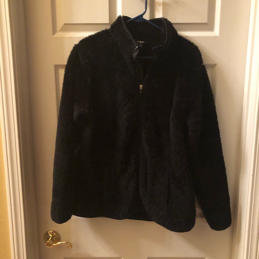 ❄️ Cozy Fleece Zip Up Jacket by Fila.